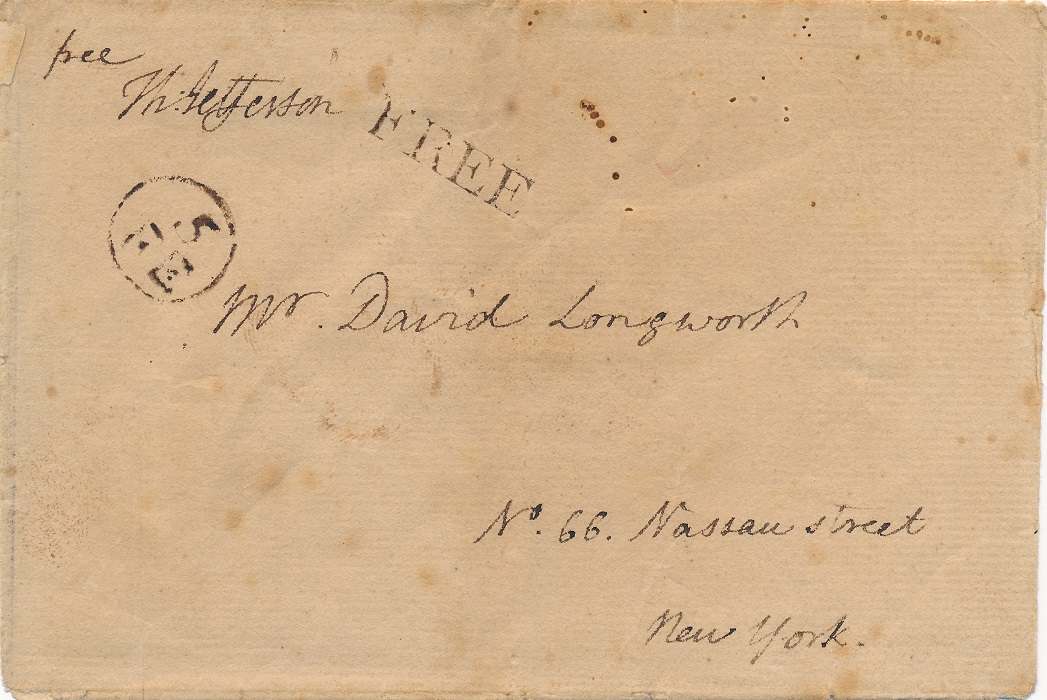 Front of envelope